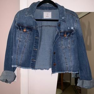 Cropped Denim Jacket